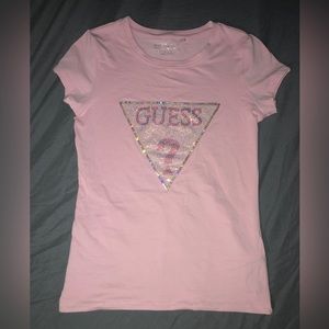 Guess sparkling graphic tee
